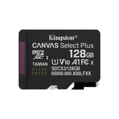 KINGSTON  technology 128gb micsdxc canvas select plus gen3 150r a1 (adaptateur sd non inclus)