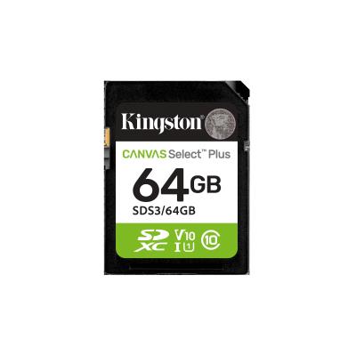 KINGSTON  Canvas Select Plus 64 Go SDXC, Carte m&eacute;moire