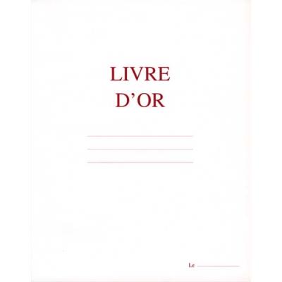 ELVE  Livre D'or Format 21x29,7cm Blanc 148 Pages. Couverture Aspect Cuir