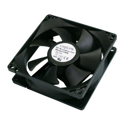 LOGILINK  Ventilateur pour bo&icirc;tier, 80 x 80 x 25 mm, noir