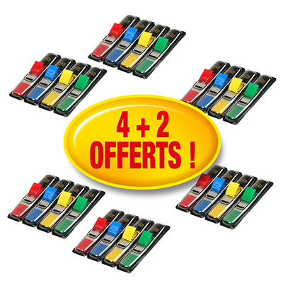 POST IT Post-it 3M index repositionnables mini, 11,9 x 43,2 mm,