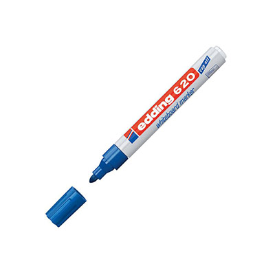 EDDING Marqueur Pr Tblx Blancs E-620 Bleu Pointe Ogi Ve