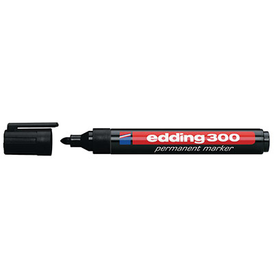 EDDING CC Hobby Marqueur  300, trait: 1,5-3 mm, noir, 1pi&egrave;ce- - Marque