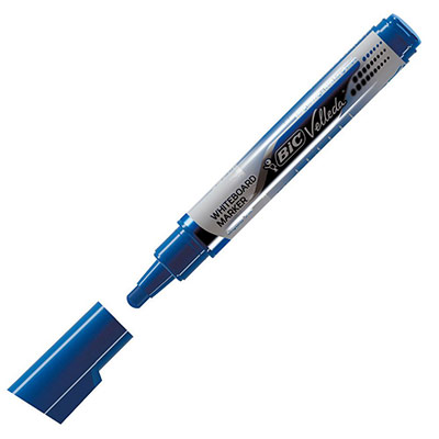 BIC Marqueur tableau blanc Velleda Tank pointe ogive 5mm bleu