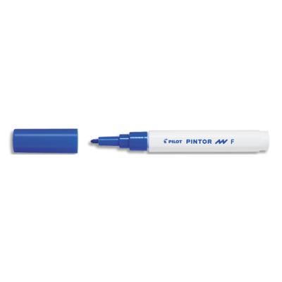 PLOT Pilot Marqueur peinture PINTOR, pointe fine, Bleu - Lot de 5
