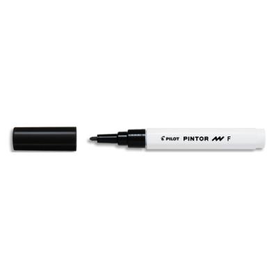 PILOT  Marqueur peinture PINTOR, pointe fine, Noir - Lot de 5