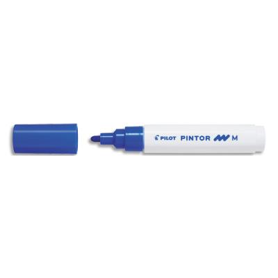 PLOT Pilot Marqueur peinture PINTOR, pointe moyenne, Bleu - Lot de 5