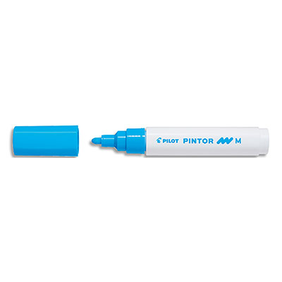 PLOT Marqueur peinture Pilot Pintor - pointe moyenne - bleu clair