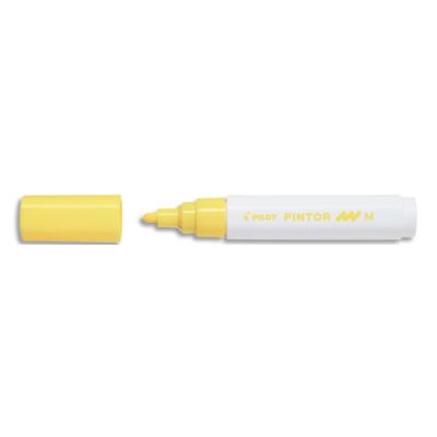PILOT  Marqueur peinture PINTOR, pointe moyenne, Jaune - Lot de 5