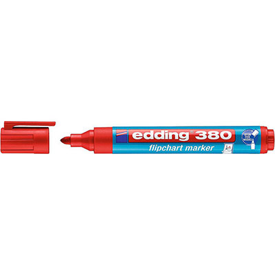 EDDING Marqueur Pour Chevalet E380 Rouge Pointe Og Ive