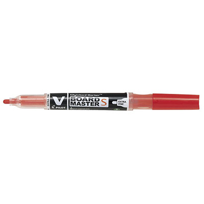 PILOT Marqueur tableau blanc V-Board Master  - extra fin - rouge