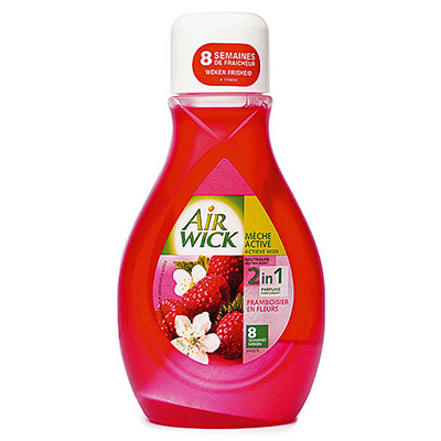 AIRWICK M&egrave;che parfum framboisier flacon 375 ml -AIR WICK