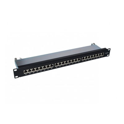 MCAD Panneau De Brassage 19'' 1u 24 Ports C&acirc;blage Awg 22 &Agrave; Awg 26
