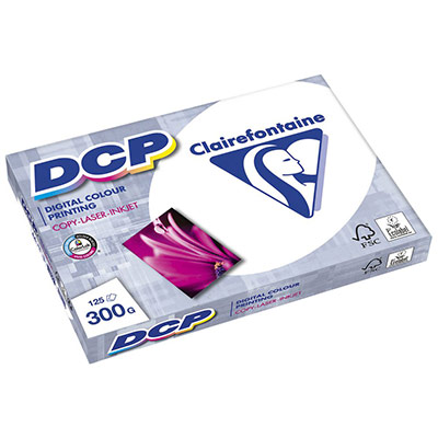 CLAIREFONTAINE  DCP ramette papier 125 feuilles A4 300g 3801C