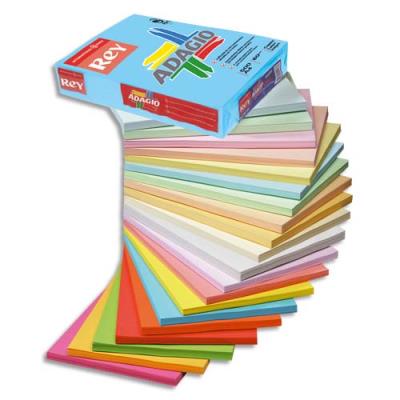 REY Ramette 500 feuilles papier couleur intense ADAGIO lilas intense A4 80g