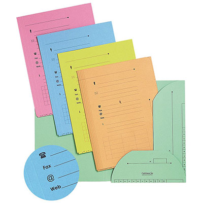 L OBLIQUE AZ Paquet de 25 sous-dossiers 2 rabats kraft 240gr coloris vert