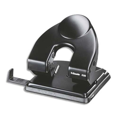 ESSELTE Perforateur 2 trous  - capacit&eacute; 25 feuilles - coloris noir