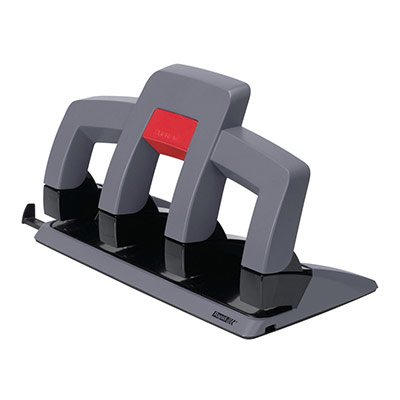 RAPID Perforateur 4 trous  - sans effort - 30 feuilles - gris et noir