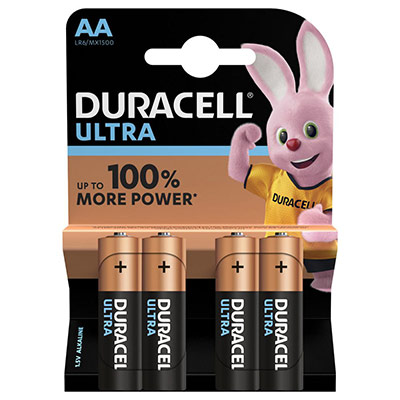 DURACELL Pile  AA x4 Ultra Power LR06