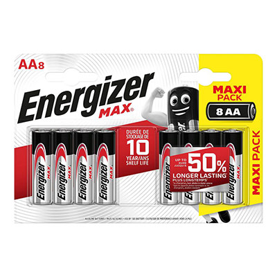 ENERGIZER  max aa batterie &agrave; usage unique alcaline