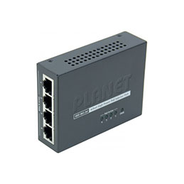 PLANET  HPOE-460 mini injecteur 4 ports poe 802,3at 120W