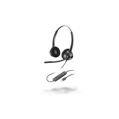 PLANTRONICS  Casque st&eacute;r&eacute;o EncorePro 320 avec connecteur USB-C