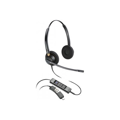 POLY  EncorePro 525-M Casque USB-A Binaural Certif. Teams
