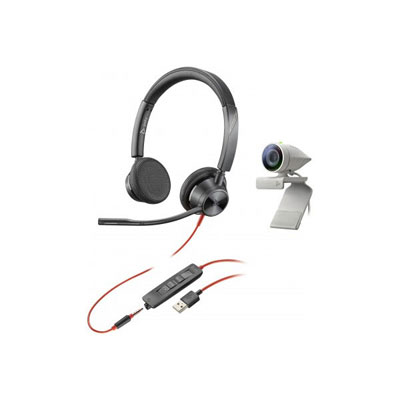 PLANTRONICS POLY Studio P5 & Blackwire 3325 USB-A/Jack 2 &eacute;couteurs