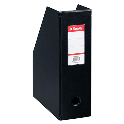 ESSELTE , porte-revues PVC, Dos de 10 cm, A4, Noir, 56077