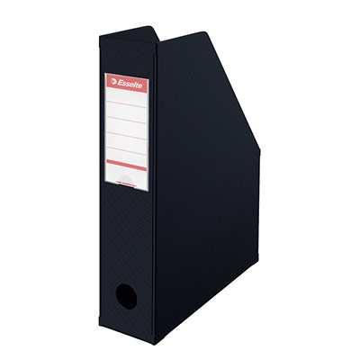 ESSELTE , porte-revues PVC, Dos de 7 cm, A4, Noir, 56007