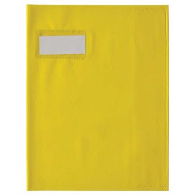 ELBA Prot&egrave;ge cahier en PVC - format 17x22 cm - coloris jaune