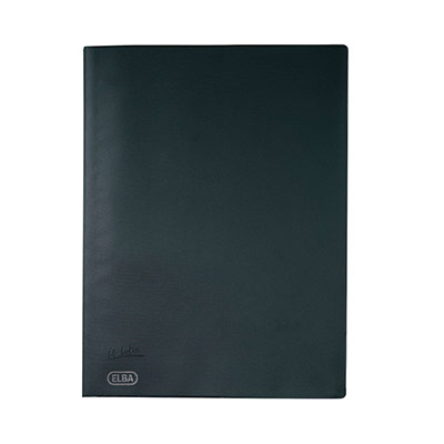 ELBA Prot&egrave;ge-documents Lutin classique - 80 pochettes - noir