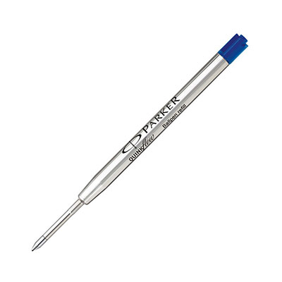 PARKER  recharge stylo bille pointe fine encre bleue QUINKflow Lot de 1