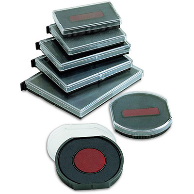 COLOP  E2100 Recharge Pr&eacute; Encr&eacute;e Pour 2100 Bleu/Rouge Lot De 5