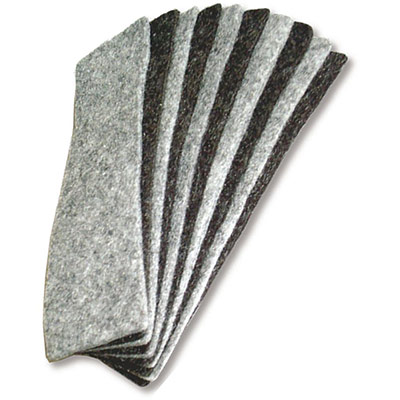 BI OFFICE Bi-Office Effaceur coussins de feutre pour Rechange 128 x 60 mm Gris
