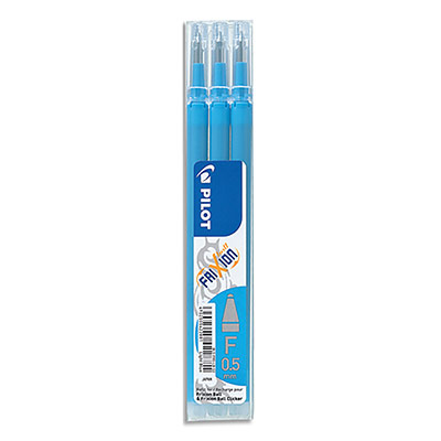 PILOT  Set De 3 Recharges Frixion Ball Clicker (Bls-Fr5) - Turquoise