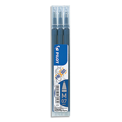 PILOT Lot De 3 Recharges Frixion Point Bleu Nuit 0,5mm - 