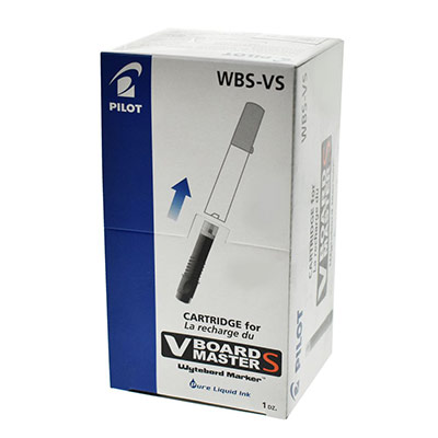 PILOT  Lot de 3 Recharges pour V BOARD MASTER S, noir
