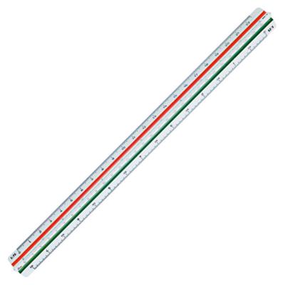 STAEDTLER R&egrave;gle &agrave; &eacute;chelle de r&eacute;duction Mars 561 avec code couleur 30 cm