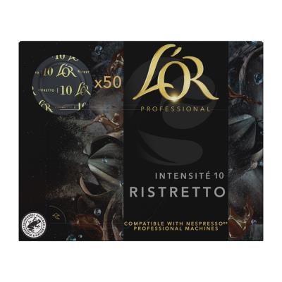 L OR L'OR Ristretto pour Nespresso Pro. 50 Capsules