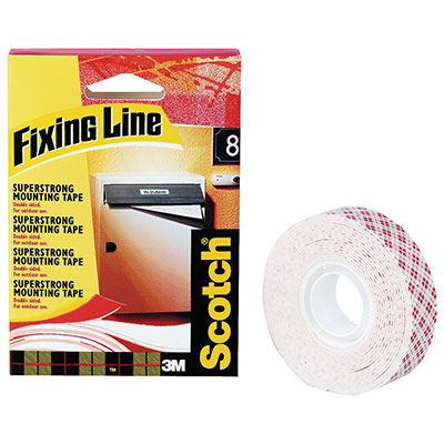 SCOTCH Ruban adh&eacute;sif  double face extra fort