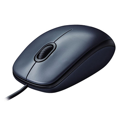 LOGITECH Souris filaire M100 - optique - 3 boutons - USB - noir
