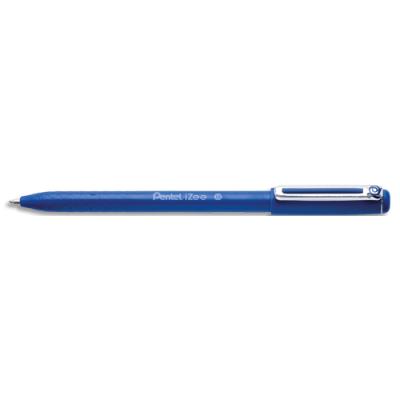 PENTEL Stylo bille  Izee &agrave; capuchon - Pointe large 1 mm - Bleu
