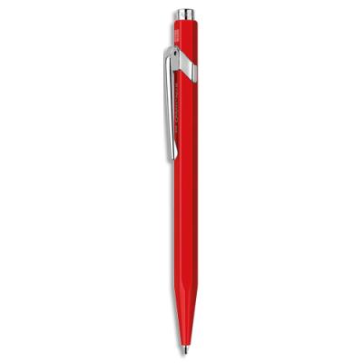 CARAN D ACHE Caran d'Ache 849 Stylo &agrave; bille m&eacute;tal Rouge m&eacute;tallis&eacute;