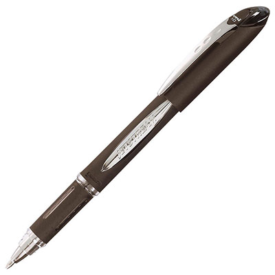 UNI BALL Stylo bille Jet Stream - pointe moyenne - s&eacute;chage imm&eacute;diat - noir