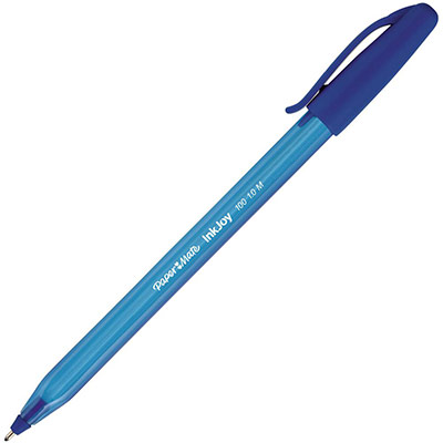 PAPERMATE Stylo bille  InkJoy 100 pointe moyenne bleu