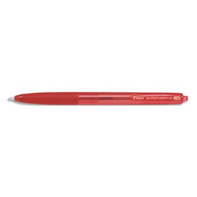 PILOT Stylo &Agrave; Bille R&eacute;tractable Super Grip G Rouge