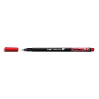 BIC  Stylo Feutre  Intensity &eacute;criture fine  Pointe 0.4 mm rouge
