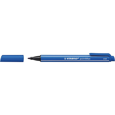 STABILO Stylo feutre -  pointMax - 1 stylo-feutre pointe moyenne -bleu
