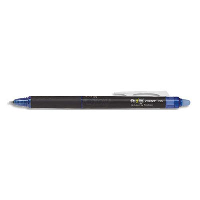 PILOT  Lot de 5 Stylos Roller FRIXION POINT CLICKER Pointe Fine Bleu